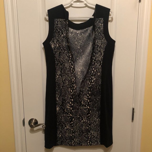 Ronni Nicole Dress Size 12 Knee Length Zipper Back Polyester Spandex Blend - Picture 6 of 8